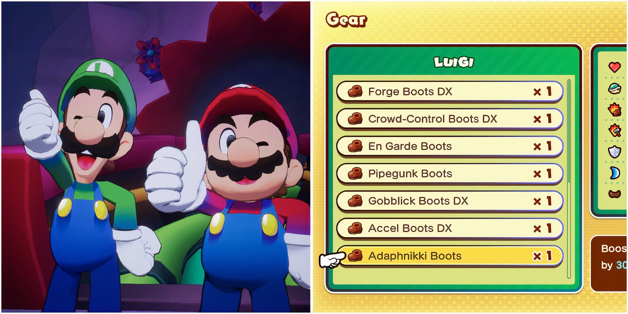 Best End Game Weapons In Mario & Luigi: Brothership