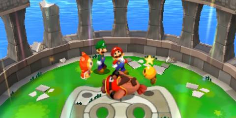 Gameplay screenshot of Mario & Luigi: Dream Team