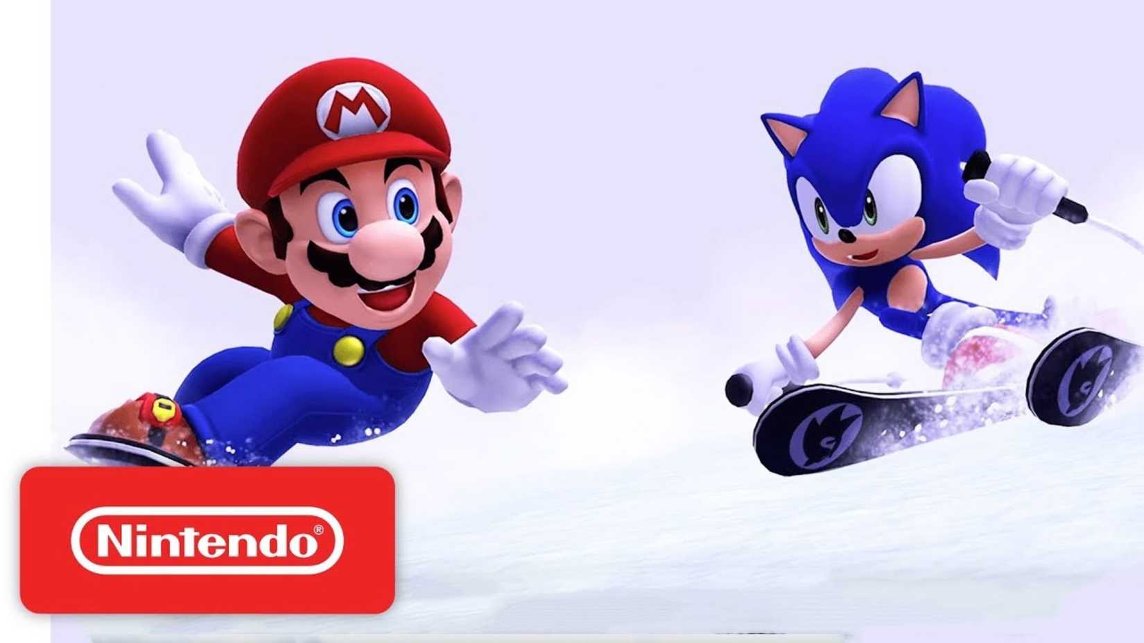 Mario & Sonic at the Sochi 2014 Olympic Winter Games trailer screenshot