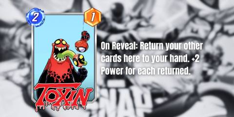 toxin card in marvel snap.