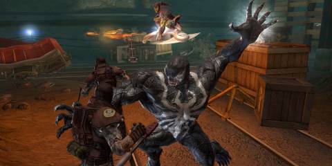 Green Goblin and Venom in Marvel Ultimate Alliance 2