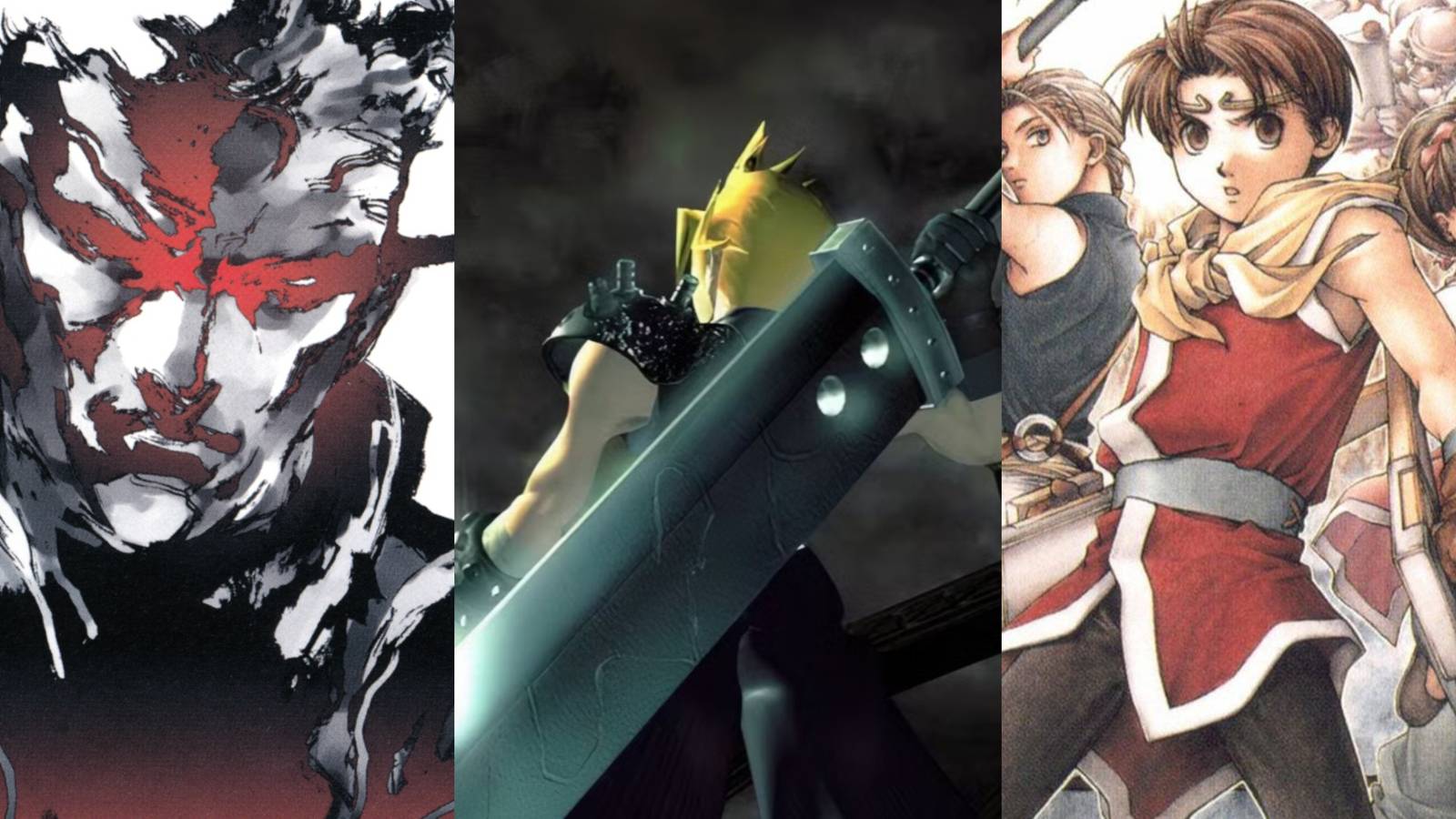 Metal Gear Solid - FF7 - Suikoden 2