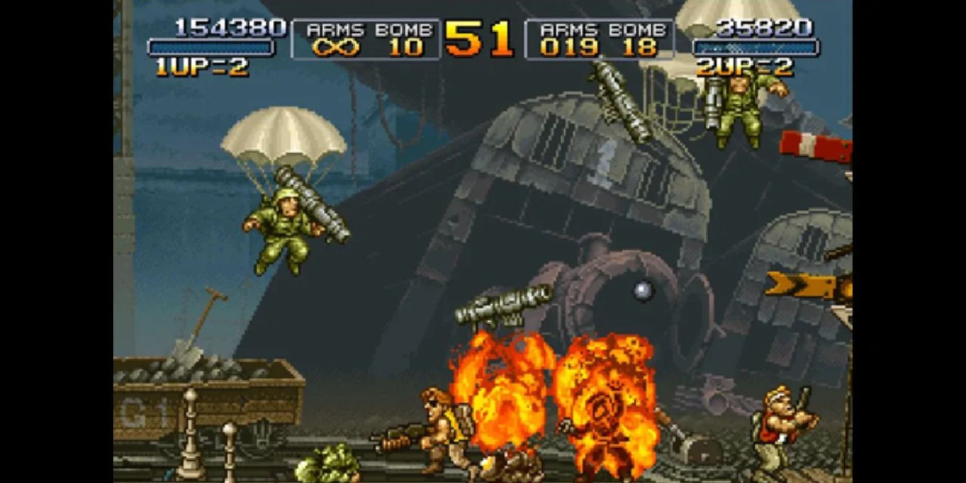 Metal Slug parachute