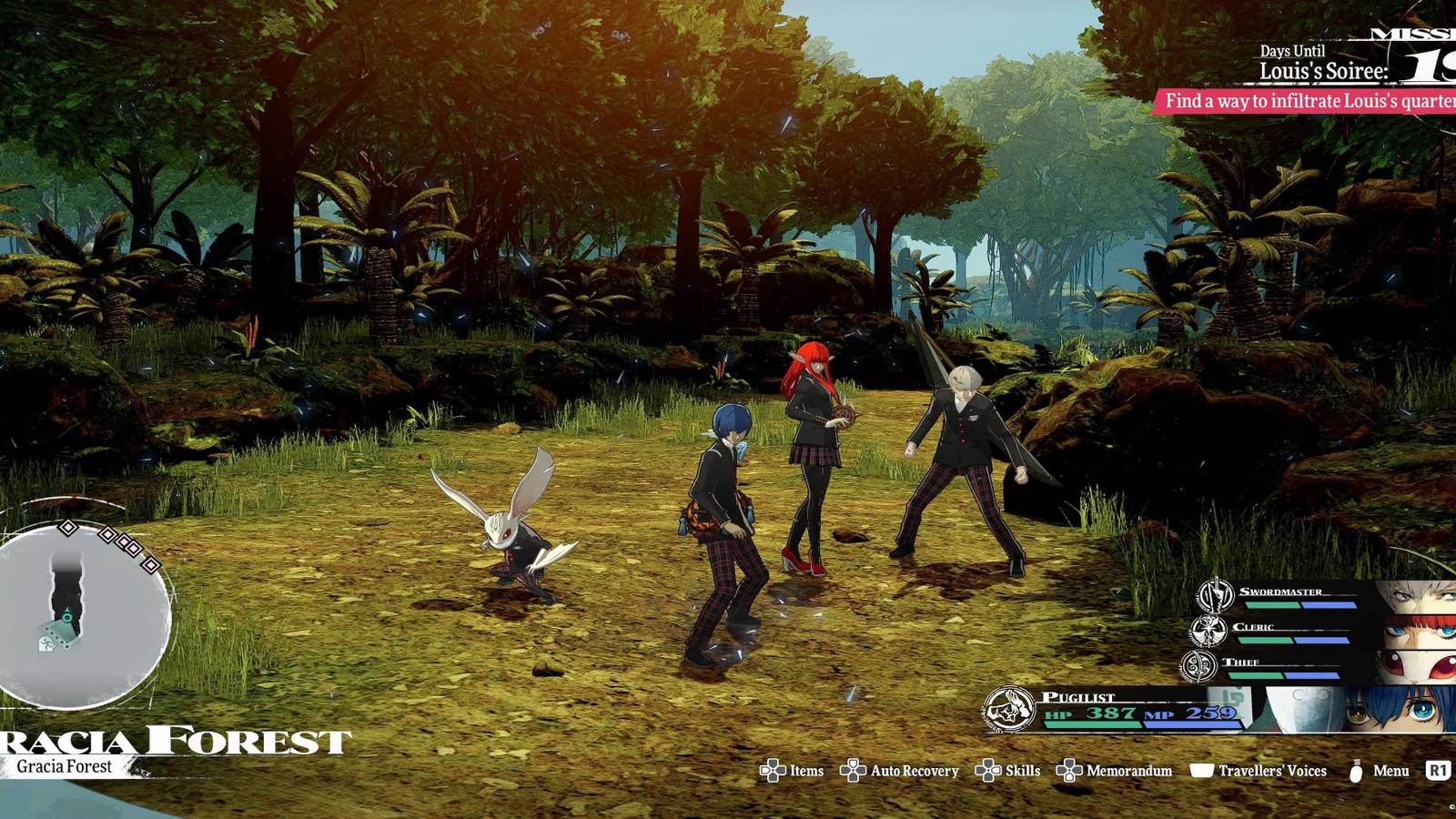 The Party With Shujin Academy Outfits Equipped