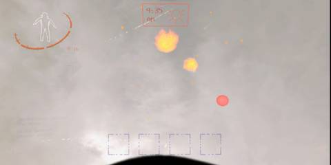 Meteors Crashing Towards Player