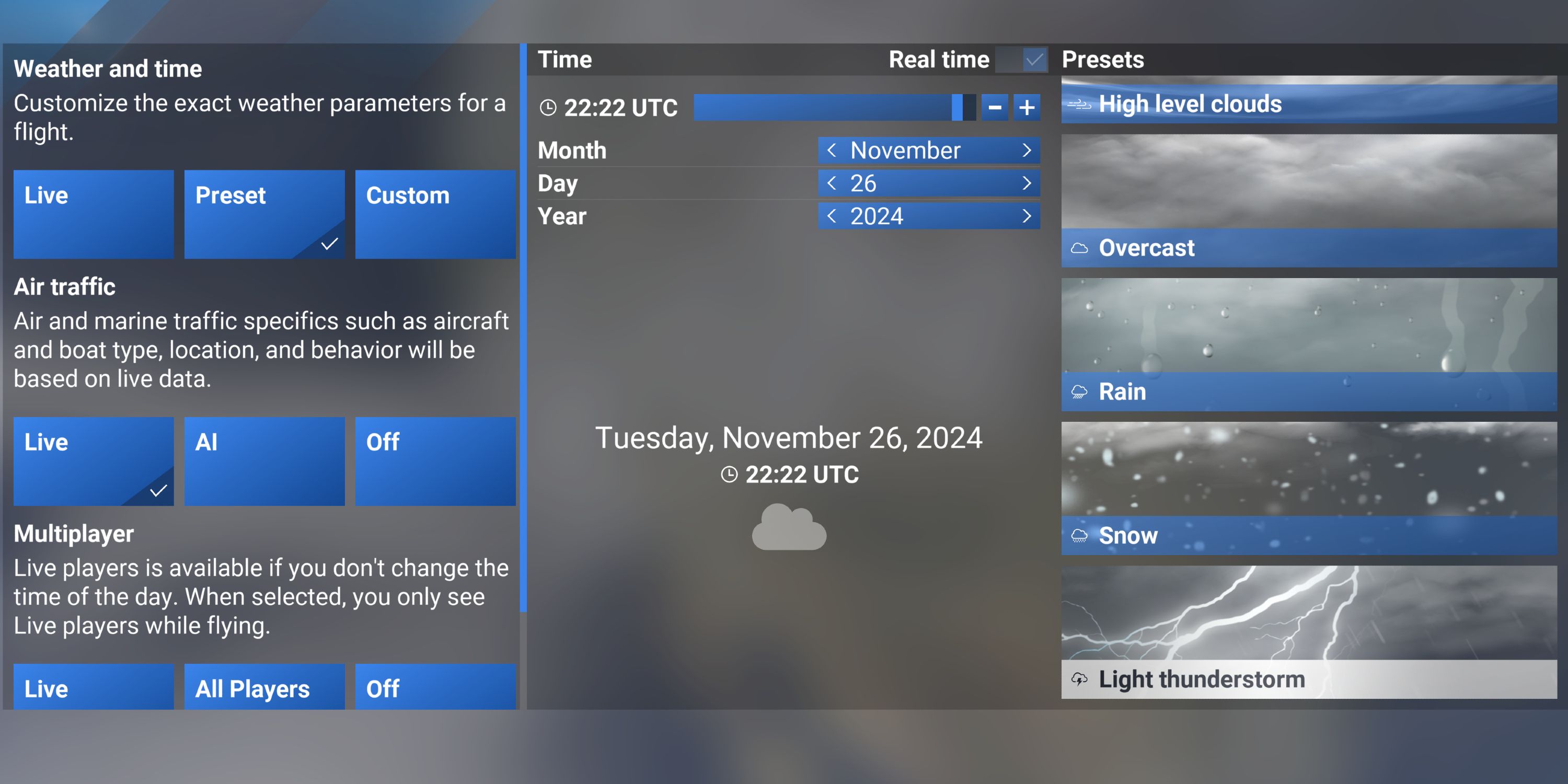 How to Change Weather & Time of Day in Microsoft Flight Simulator 2024