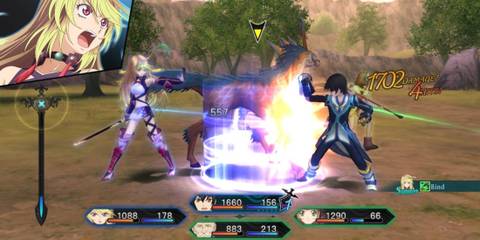 Milla Maxwell unleashes a special attack in Tales Of Xillia
