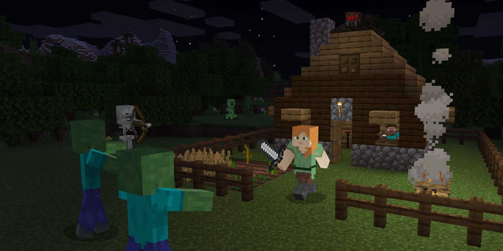 Minecraft Creeper stained glass