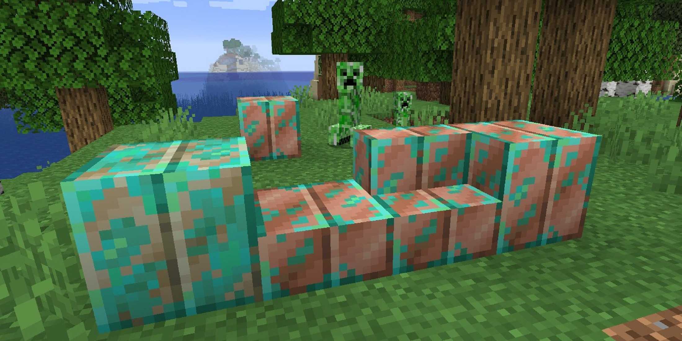 Minecraft Metallic Blocks Minecraft's Metal and Gem Blocks are Long Overdue to Imitate Copper
