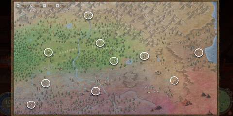 mirthwood beginner tips tricks - all fast travel points