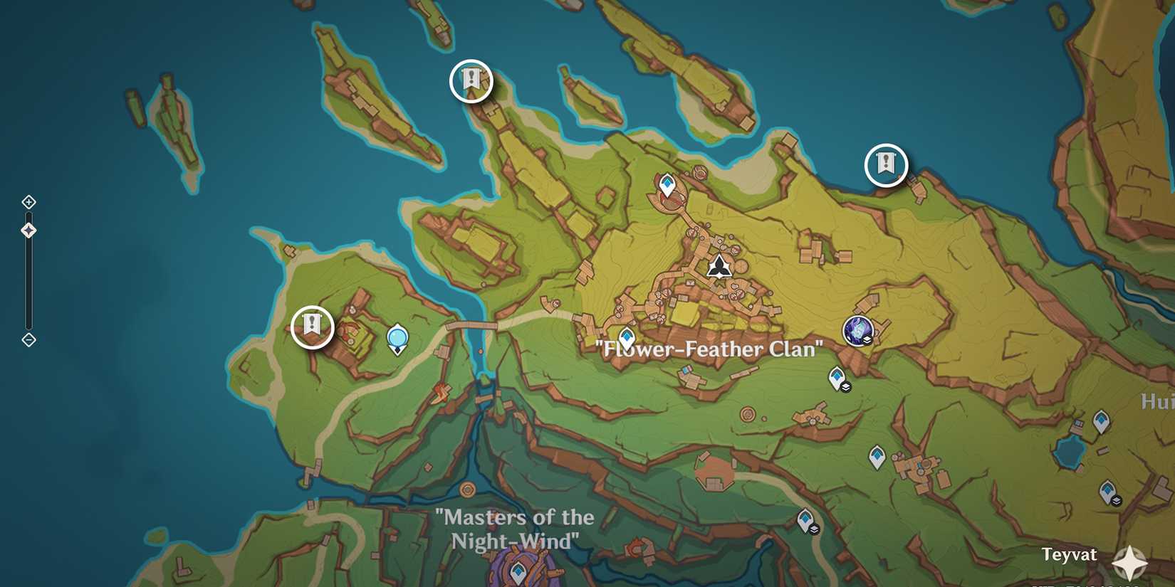 Misfortune Strikes in Threes Alone... Achievement in genshin impact map