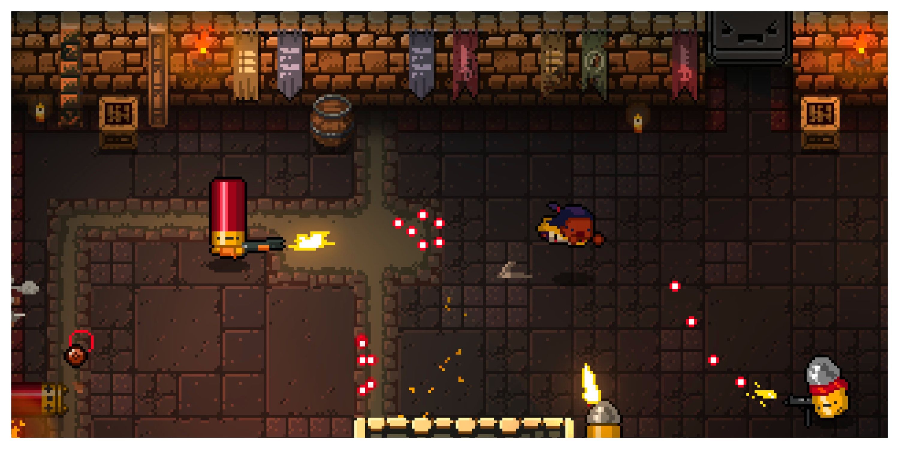 Enter The Gungeon - Steam Screenshot (Performing A Dodge Roll)