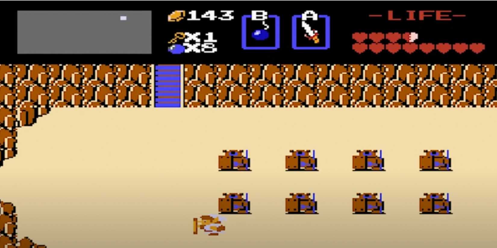 sand scene from the legend of zelda