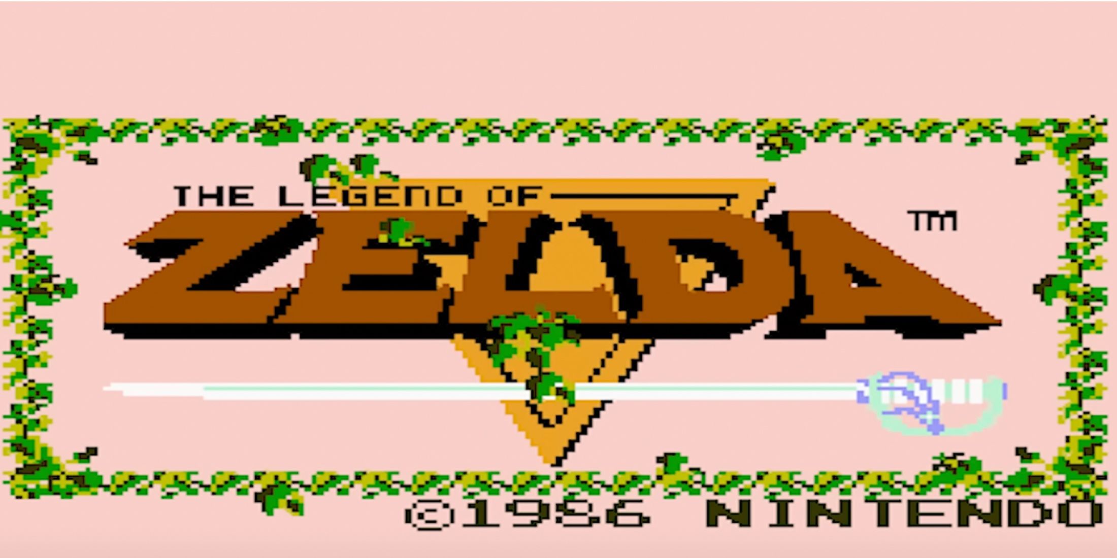 title card for the legend of Zelda