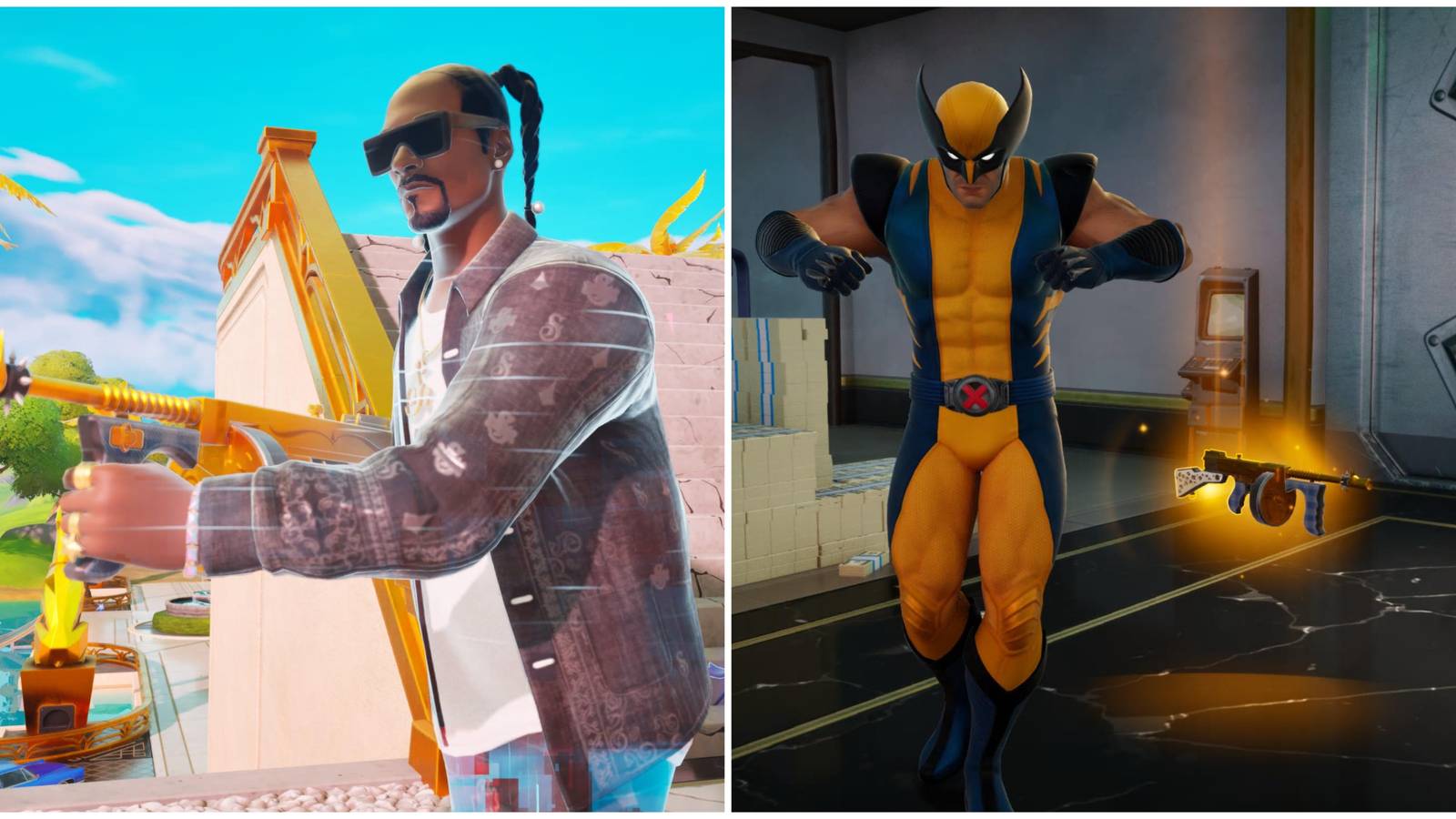 snoop dogg in fortnite with wolverine