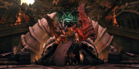 8 Strongest Demons In Video Game History Samael from darksiders on his throne