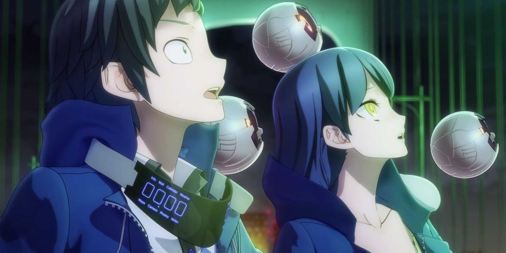 Screen capture from cutscene in Digimon Story Cyber Sleuth: Hackers Memory