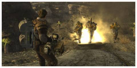 Fallout: New Vegas - Steam Screenshot (Fighting Super Mutants)