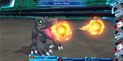 Screengrab of gameplay from Digimon Story Cyber Sleuth