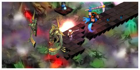 Bastion - Steam Screenshot (Fighting An Enemy)