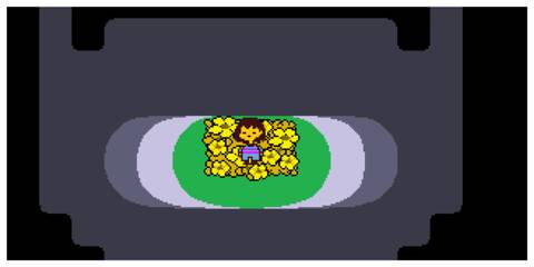 Undertale - Steam Screenshot (Standing On Flowers)