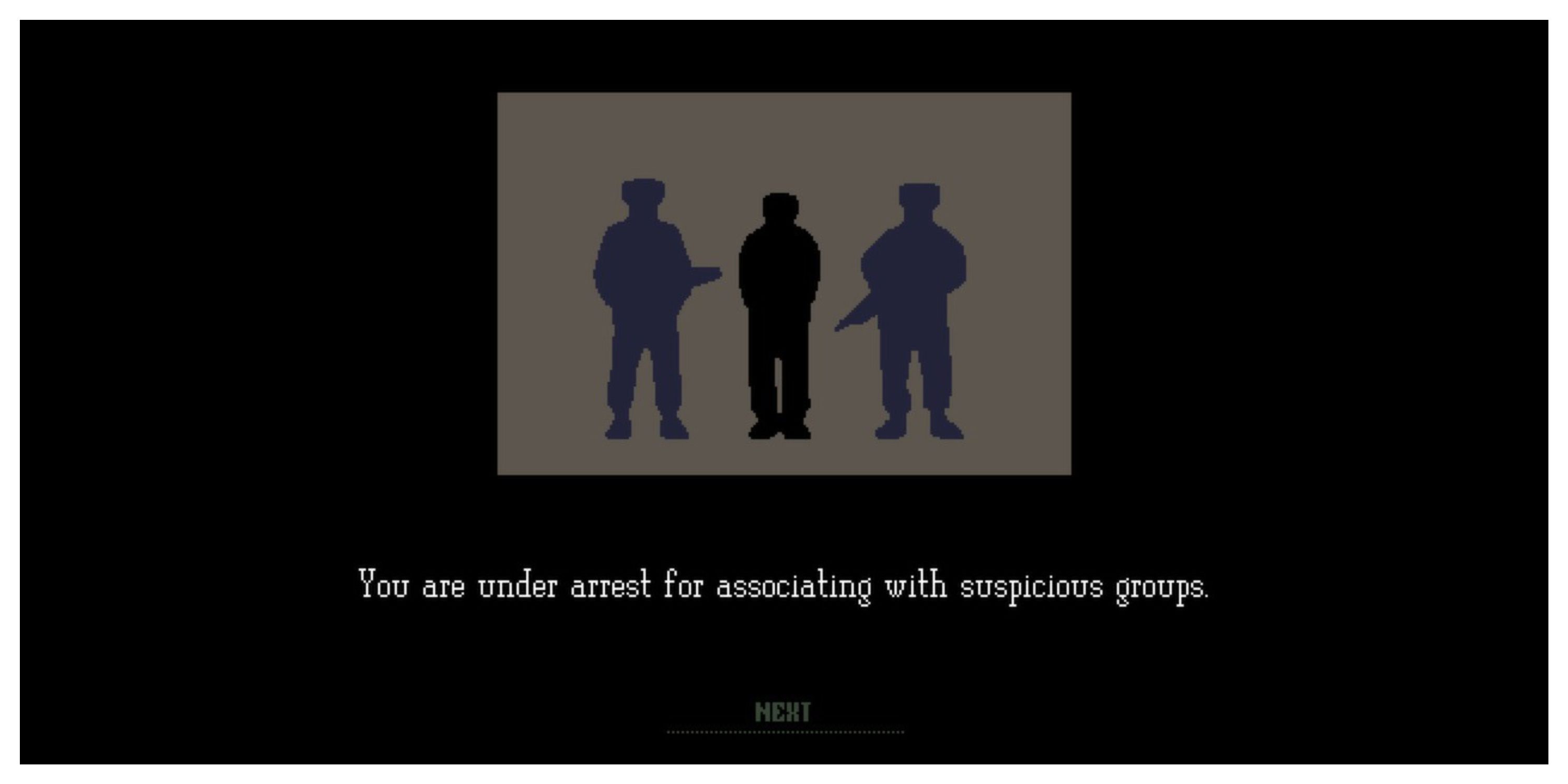 Papers, Please - Steam Screenshot (Under Arrest)