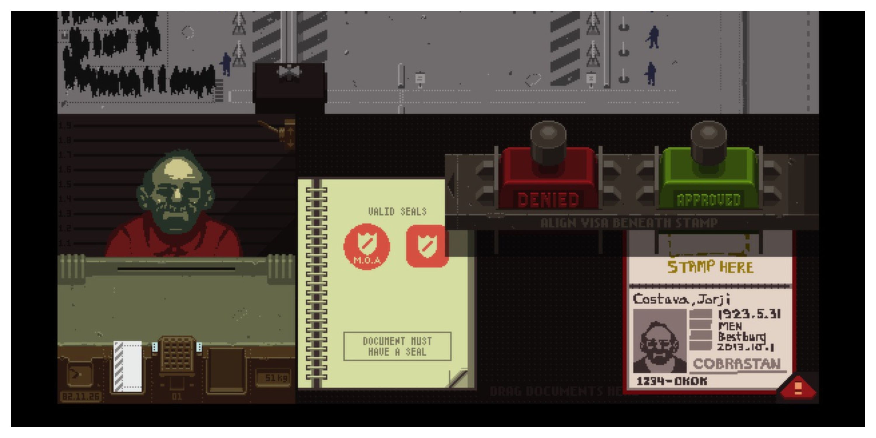 Papers, Please - Steam Screenshot (Using A Stamp)