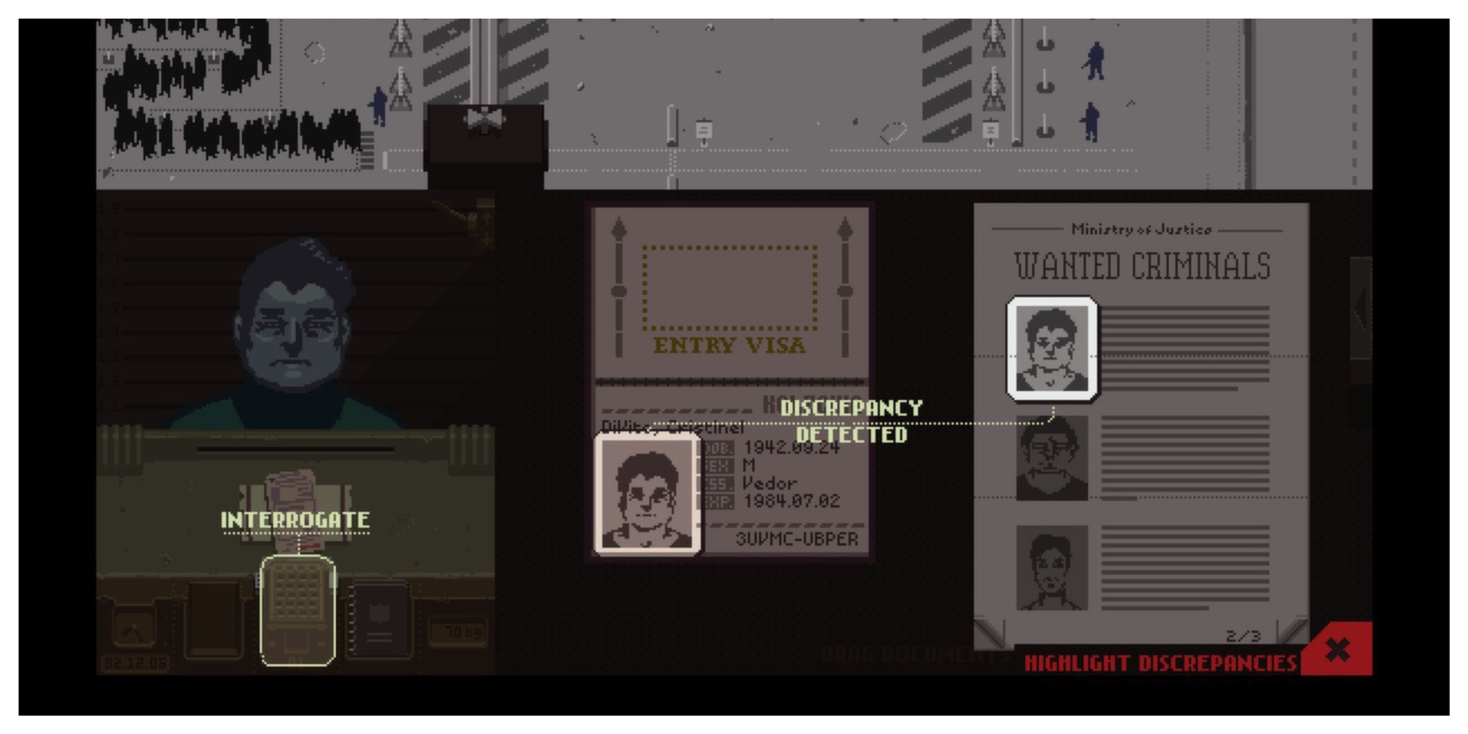 Papers, Please - Steam Screenshot (Discrepancy Detected)