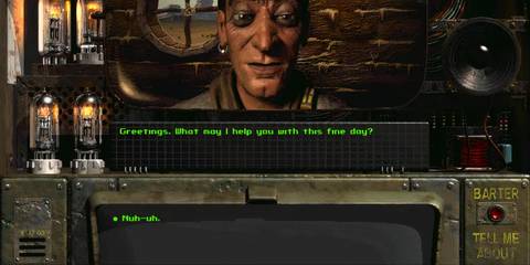 Fallout 1 - Low Charisma Speech