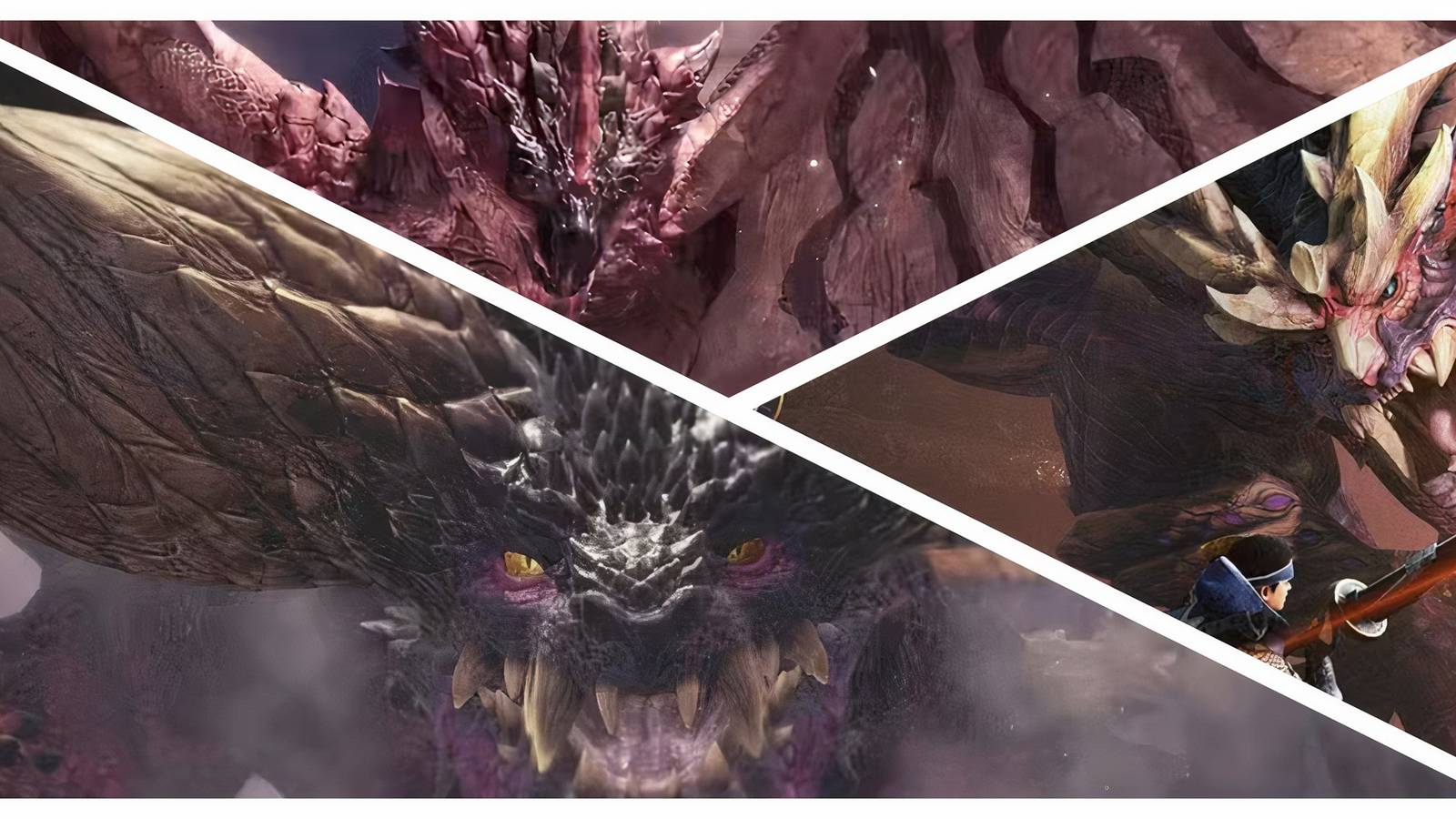 Magnamalo, Rathalos and Nergigante