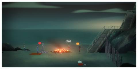 Oxenfree - Steam Screenshot (Gathering Around A Fire)