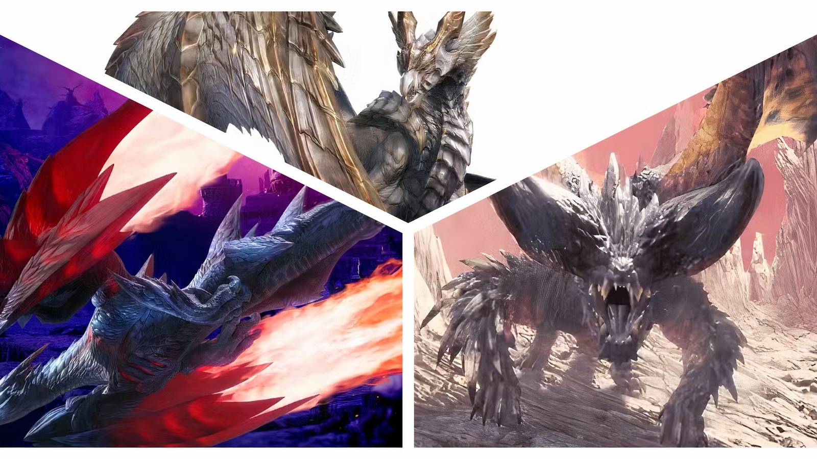 Crimson Glow Valstrax, Primordial Malzeno and Ruiner Nergigante