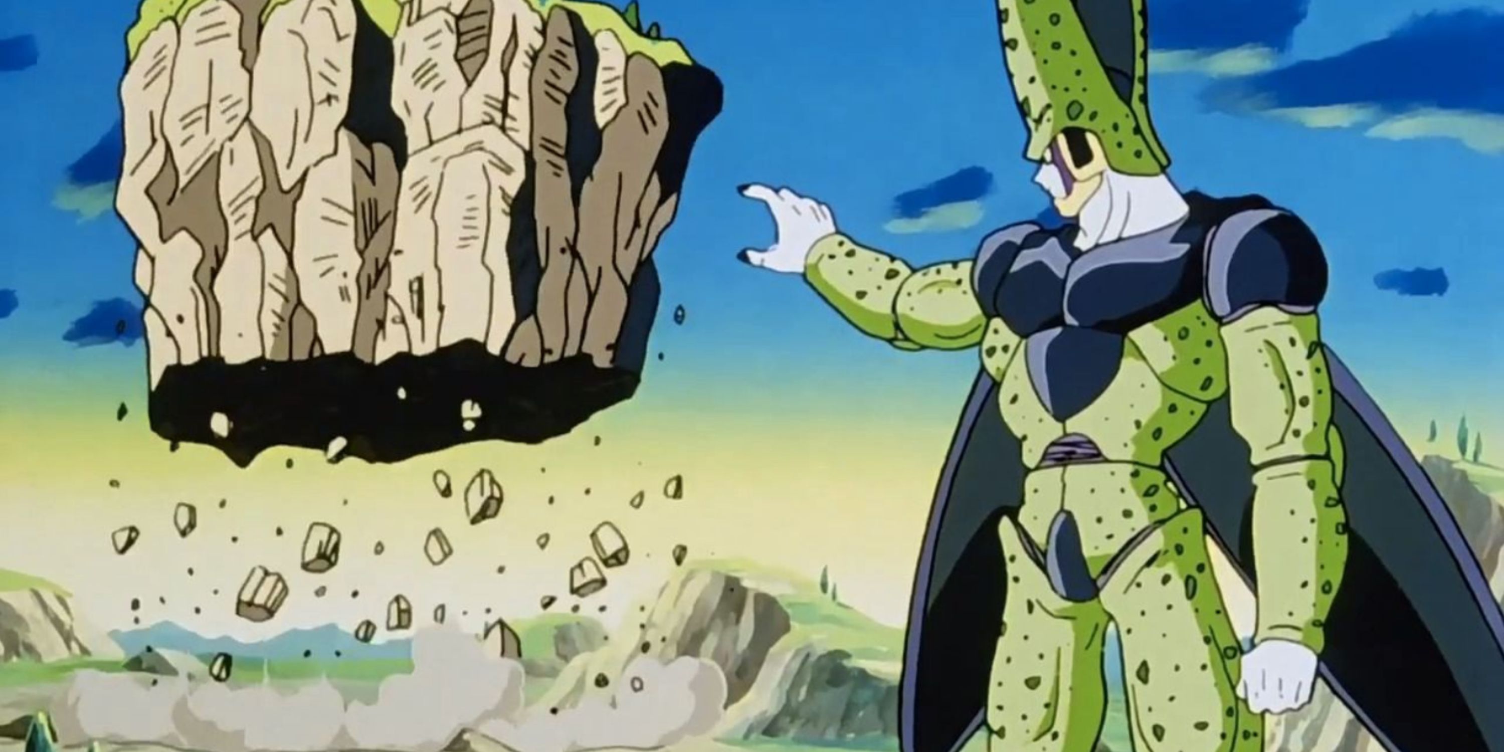 Cell using Telekinesis in Dragon Ball Z