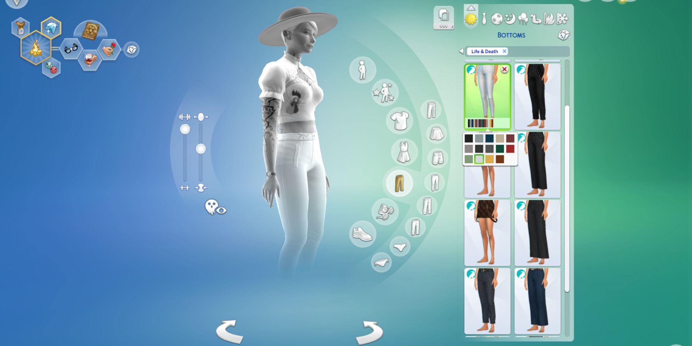 create a ghost sim