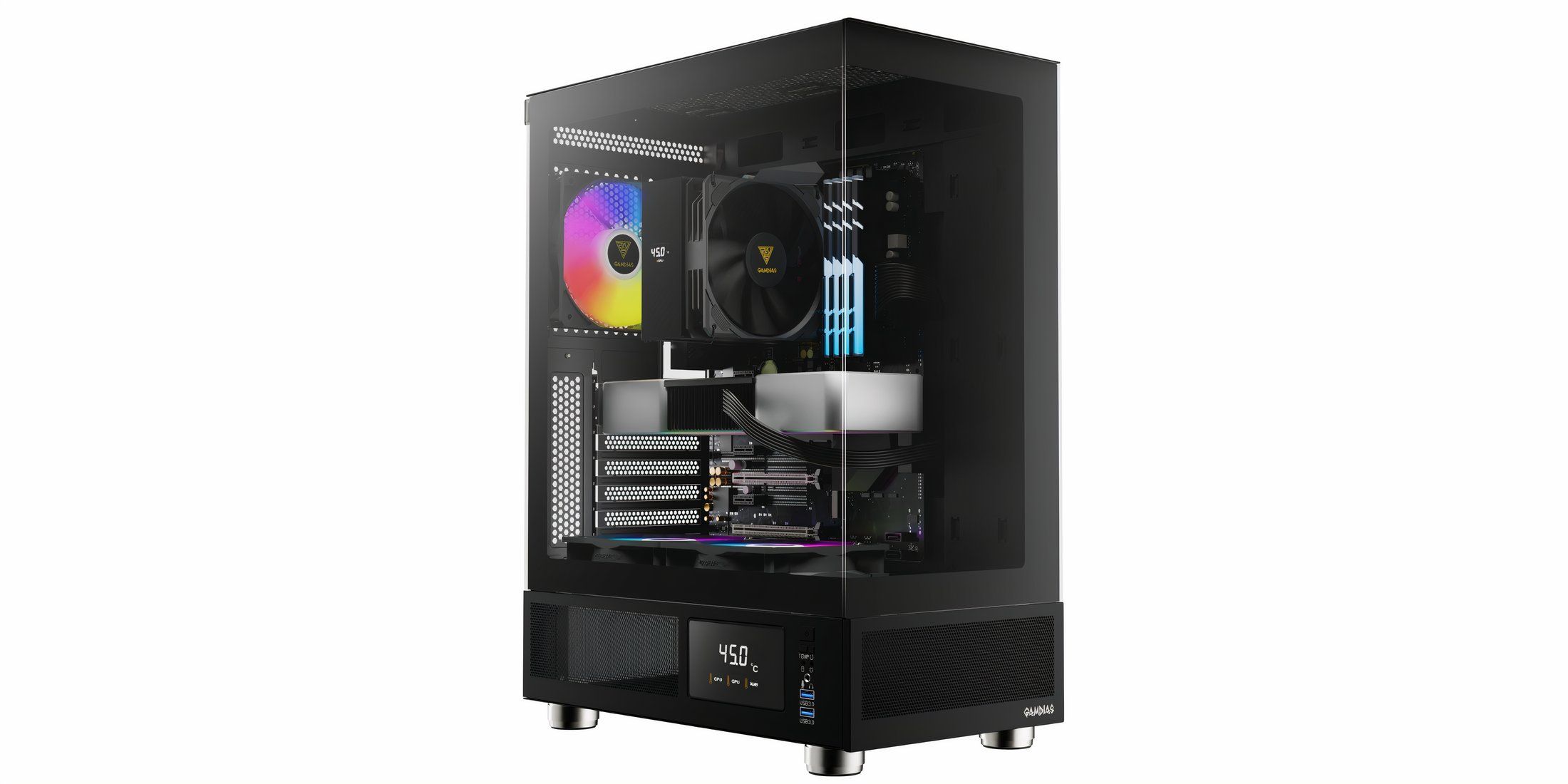 GAMDIAS Launches Premium Atlas 1st Series PC Cases