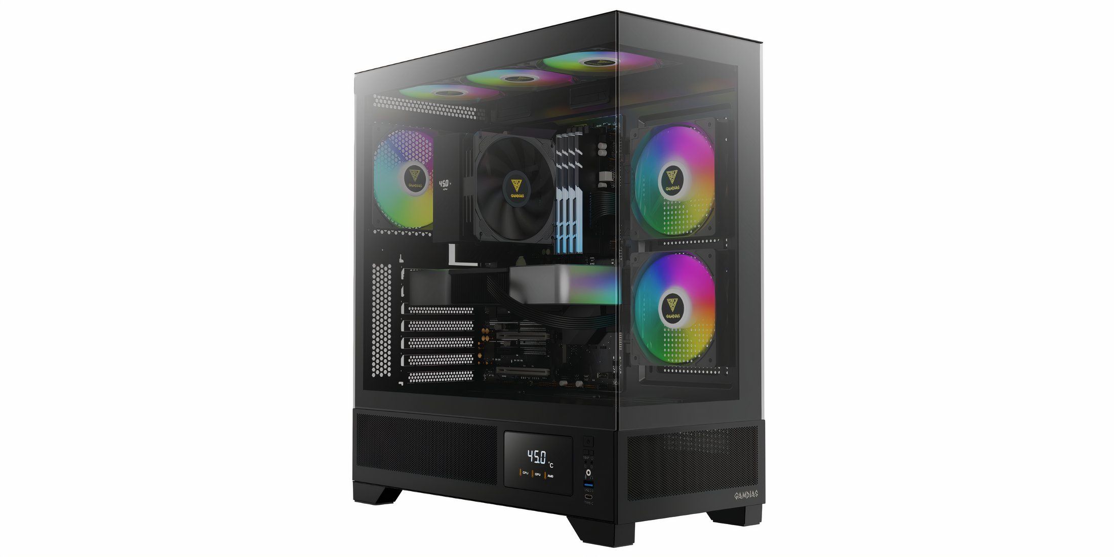 GAMDIAS Launches Premium Atlas 1st Series PC Cases
