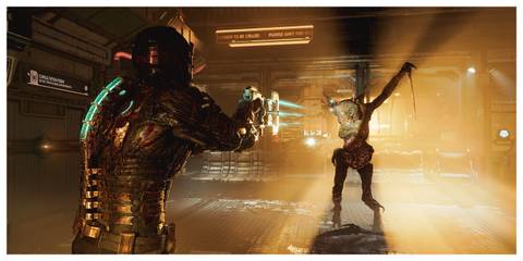 Dead Space - Steam Screenshot (Aiming At A Necromorph)