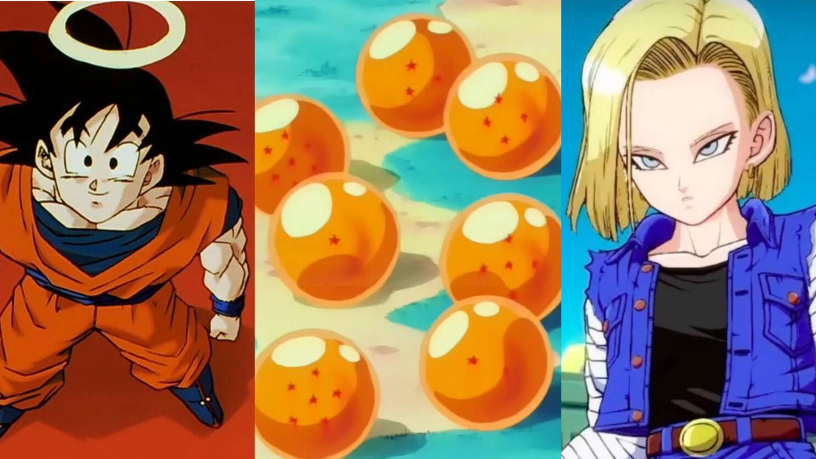 Goku in the After Life, Dragon Balls and Android 18