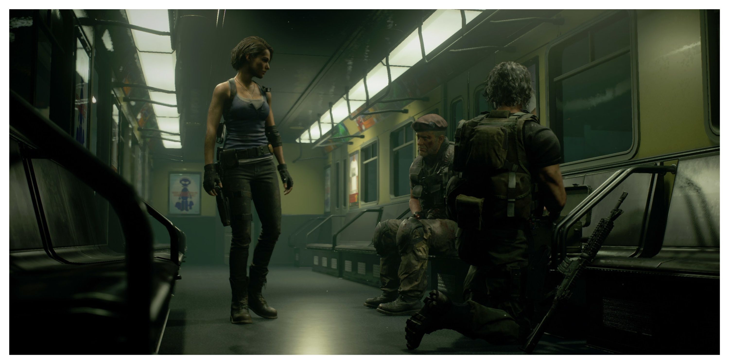 Resident Evil 3 - Steam Screenshot (Jill On A Train)