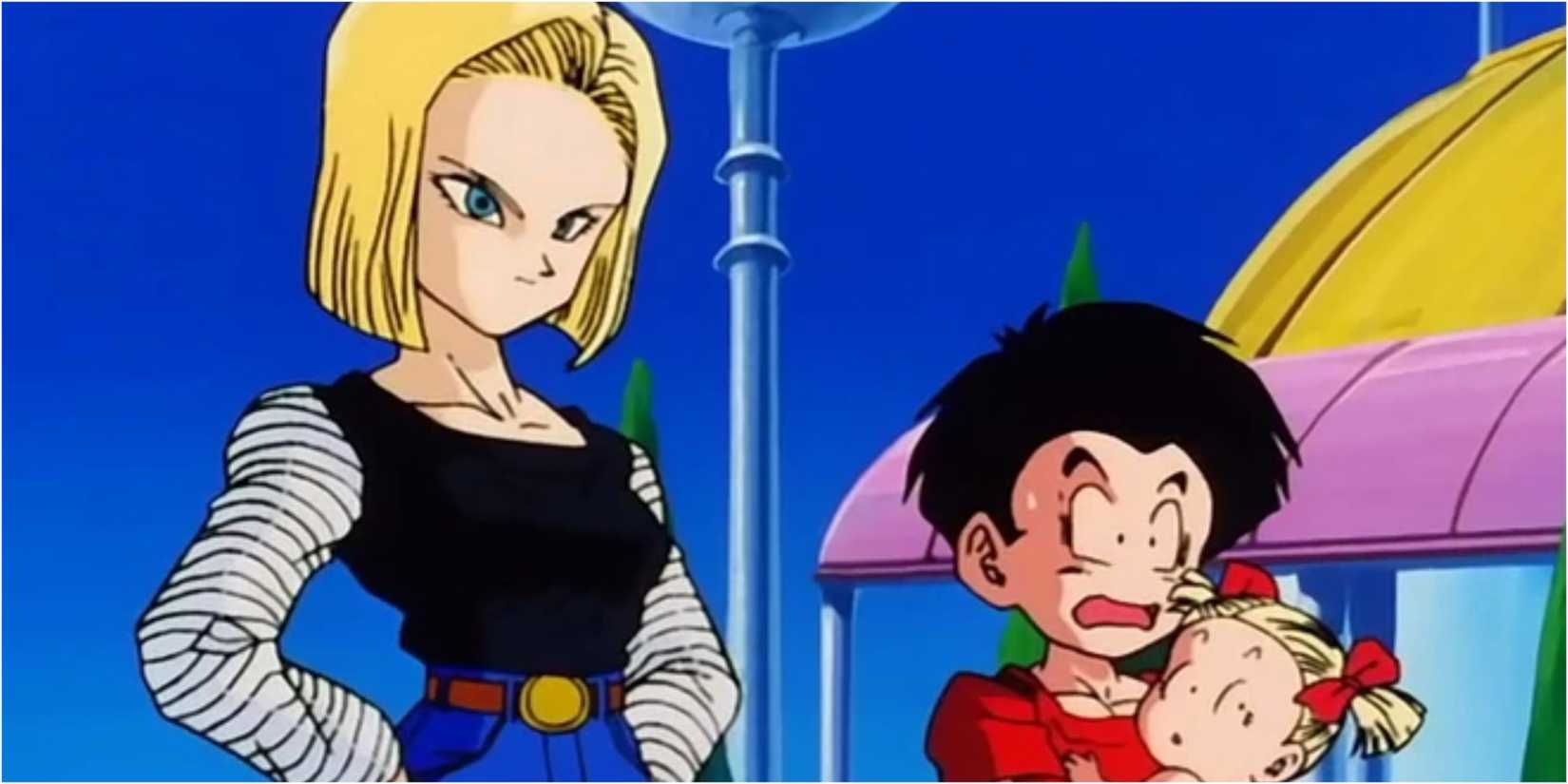 Krillin and Android 18 With their Daughter