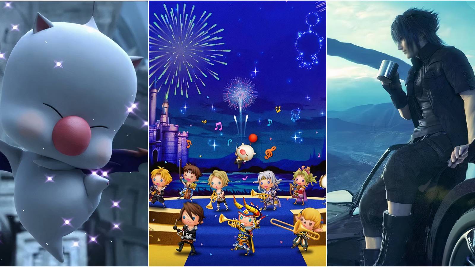 Mog, Therhythym, and Noctis 