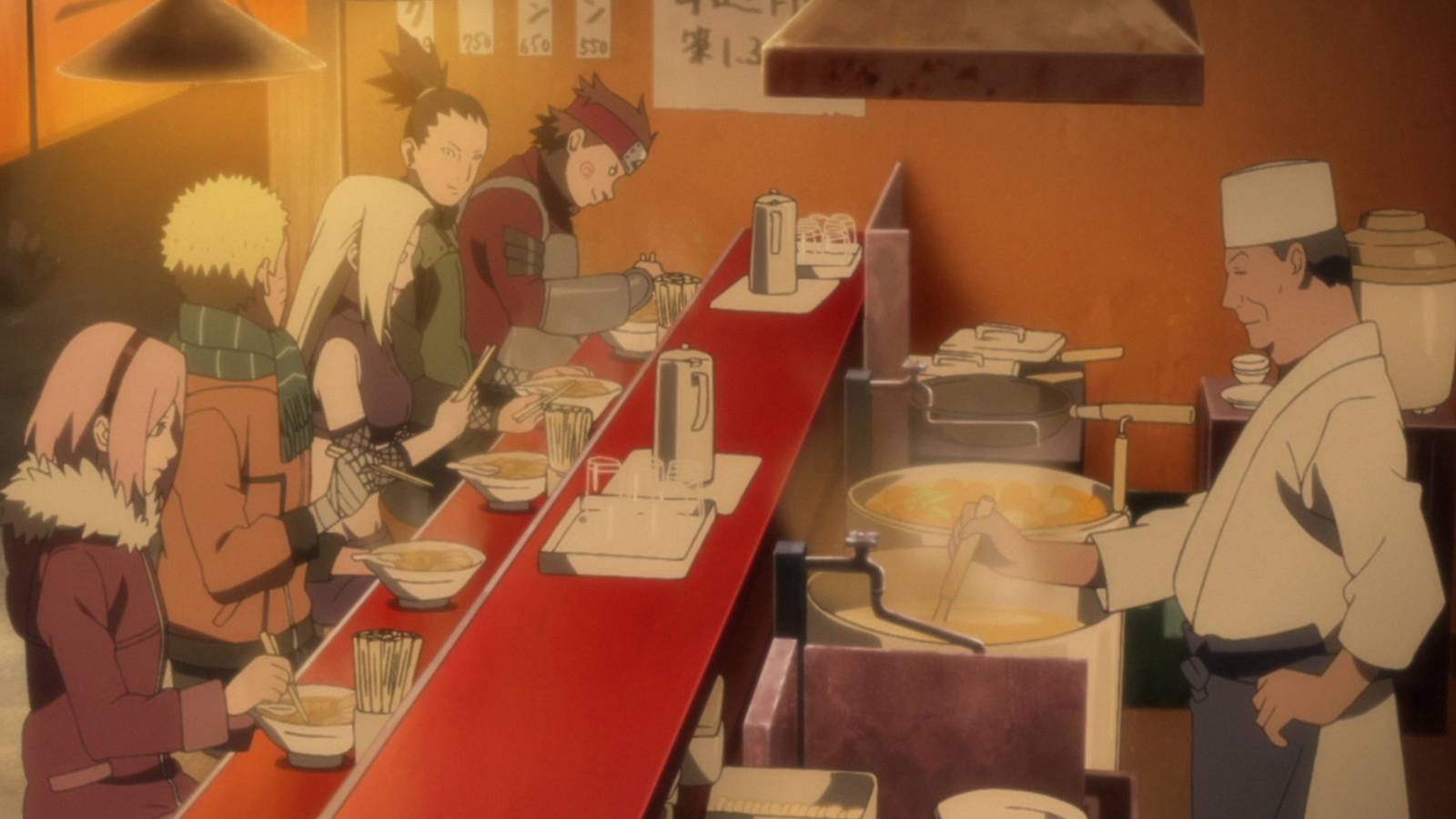 Teuchi in Ichiraku Ramen in Naruto