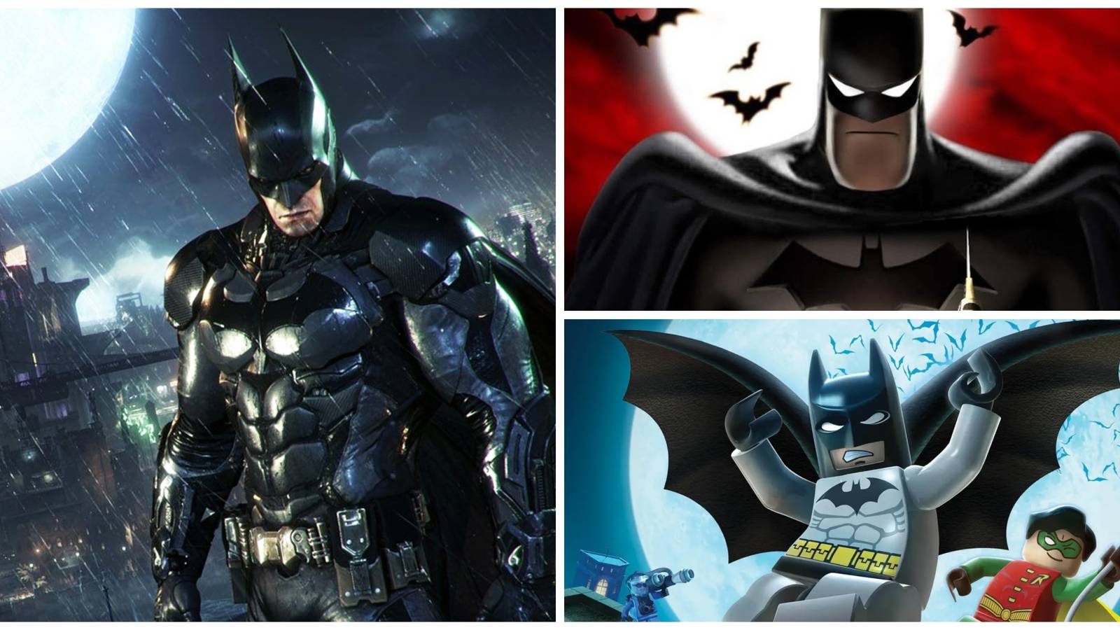 batman arkham knight, batman vengeance, lego batman