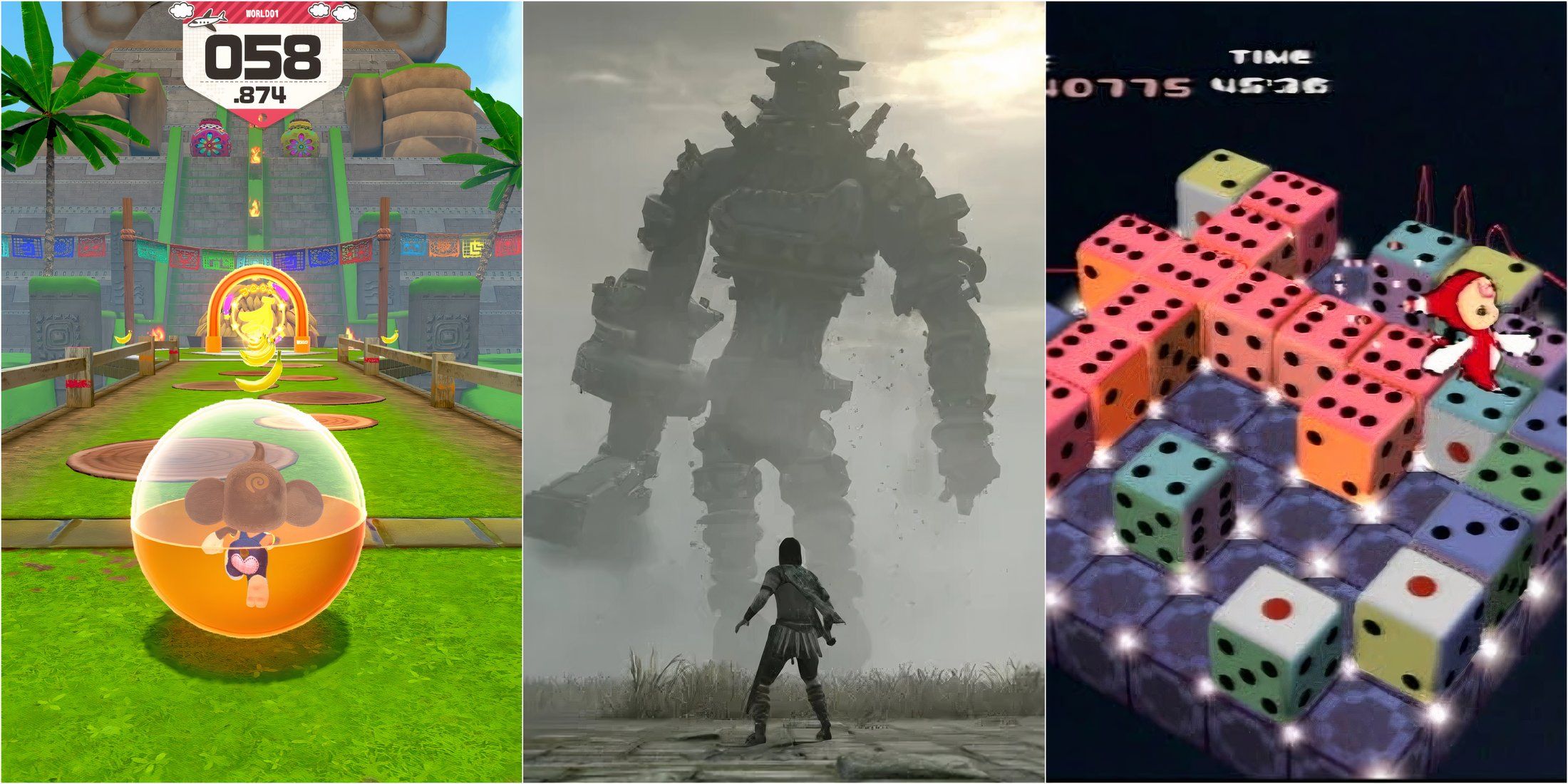 Super Monkey Ball, Shadow of the Colossus, Bombastic