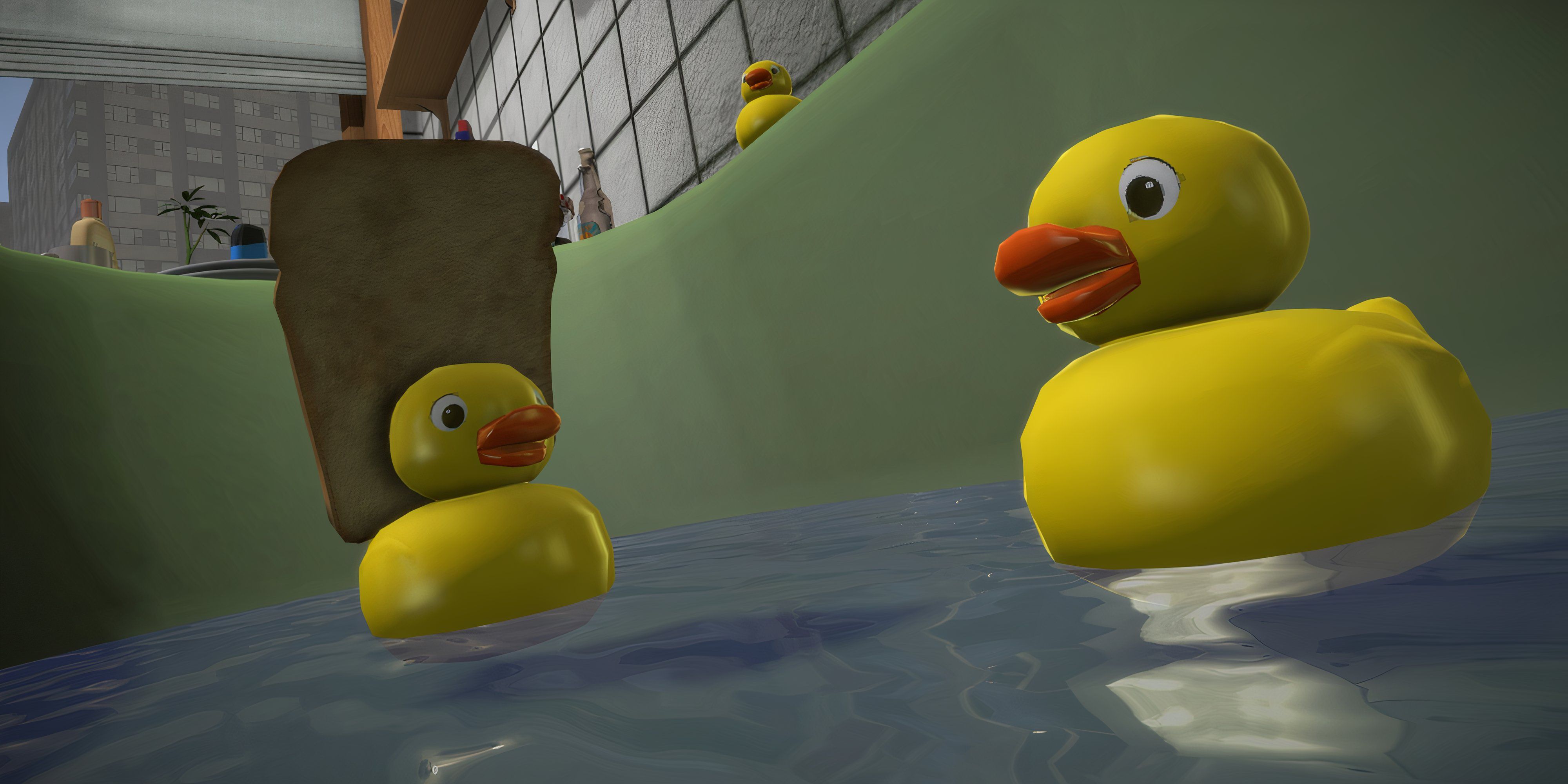 7 Most Surreal Video Games, Ranked Bread rides a rubber duck