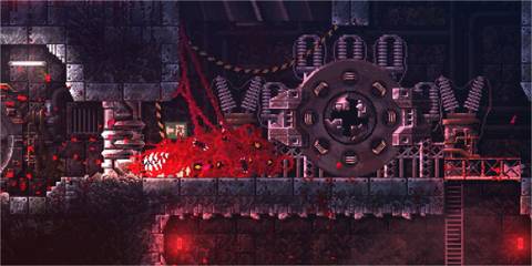 Carrion Monster Next TO Big Gear