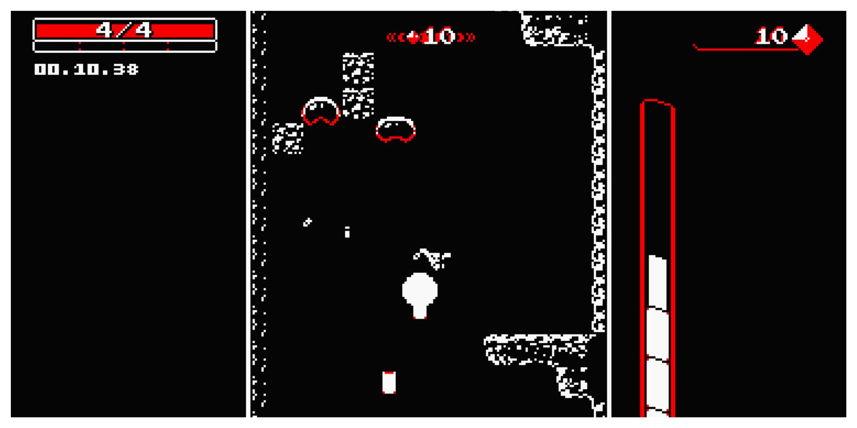 Downwell - Steam Screenshot (Firing Gunboots)