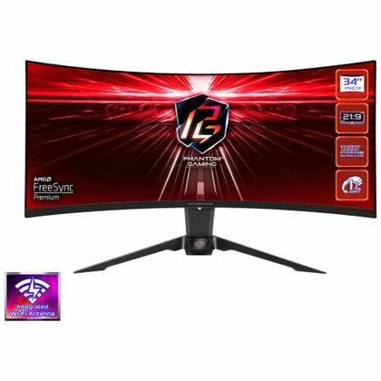 ASRock Phantom Gaming PG34WQ15R2B gaming monitor