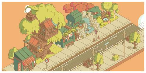 Minami Lane - Steam Screenshot (A Simple Street)