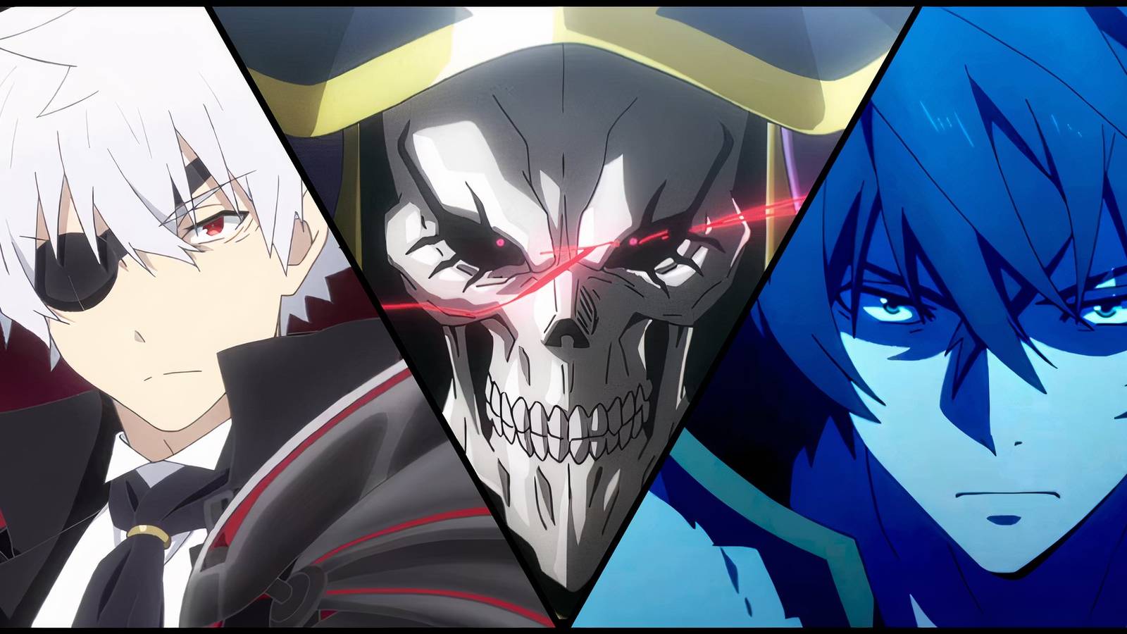 Hajime (Arifureta), Ainz (Overlord), Naofumi (Shield Hero)